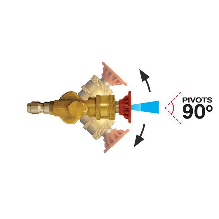 COUPLER PIVOT 90 DEG 1/4